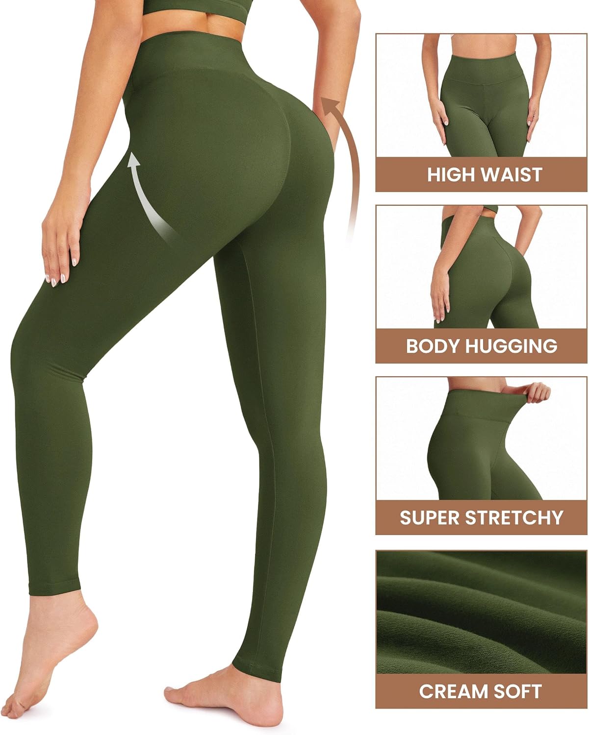 Thumbnail 4 de VALANDY Creamlush High Waisted Leggings S-5XL