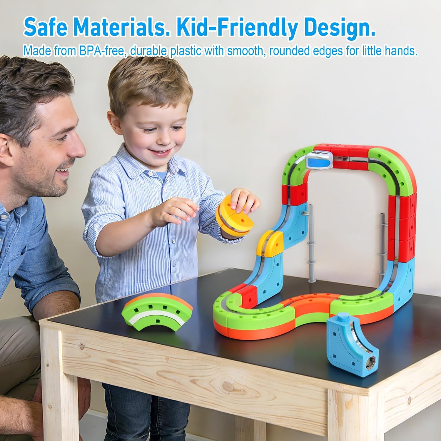 Thumbnail 4 de Hamino Electric Train Set for Kids with Anti-Gravity Magnetic Floating Tracks – 26 PCS