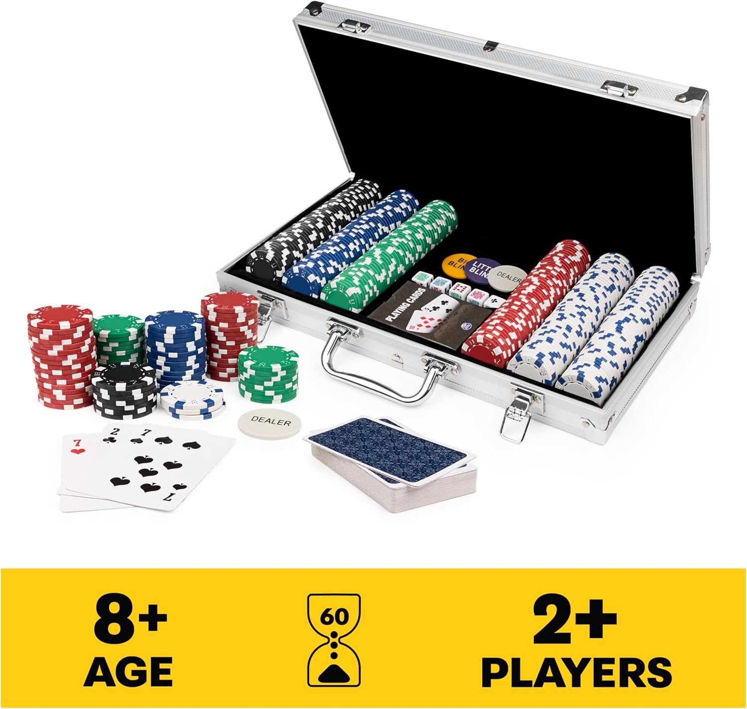 Detalle 2 de Spin Master Games Cardinal Classics 300-piece poker set 🎲