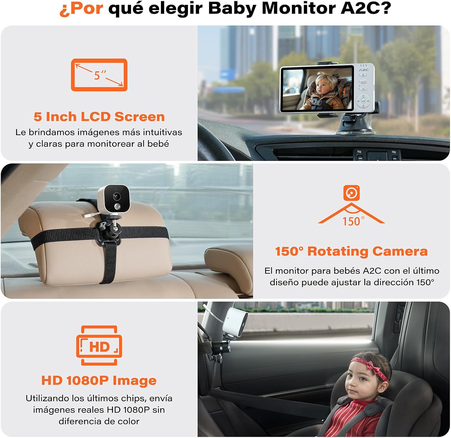 Thumbnail 6 de APPS2Car 2-In-1 Camara vigilancia 1080p HD