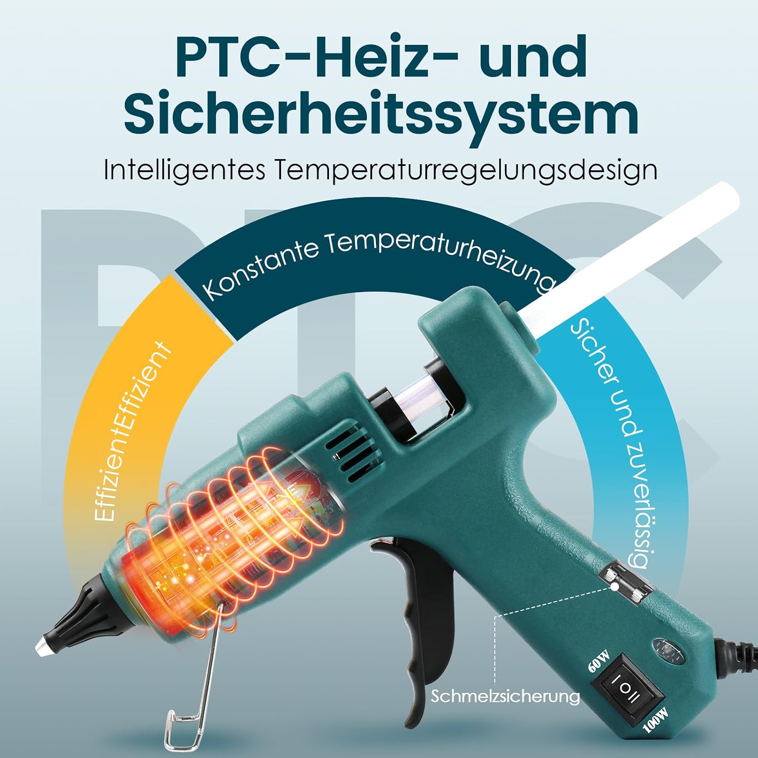 Detalle 2 de MAXDONE Heißklebepistole mit 11 mm Spitze