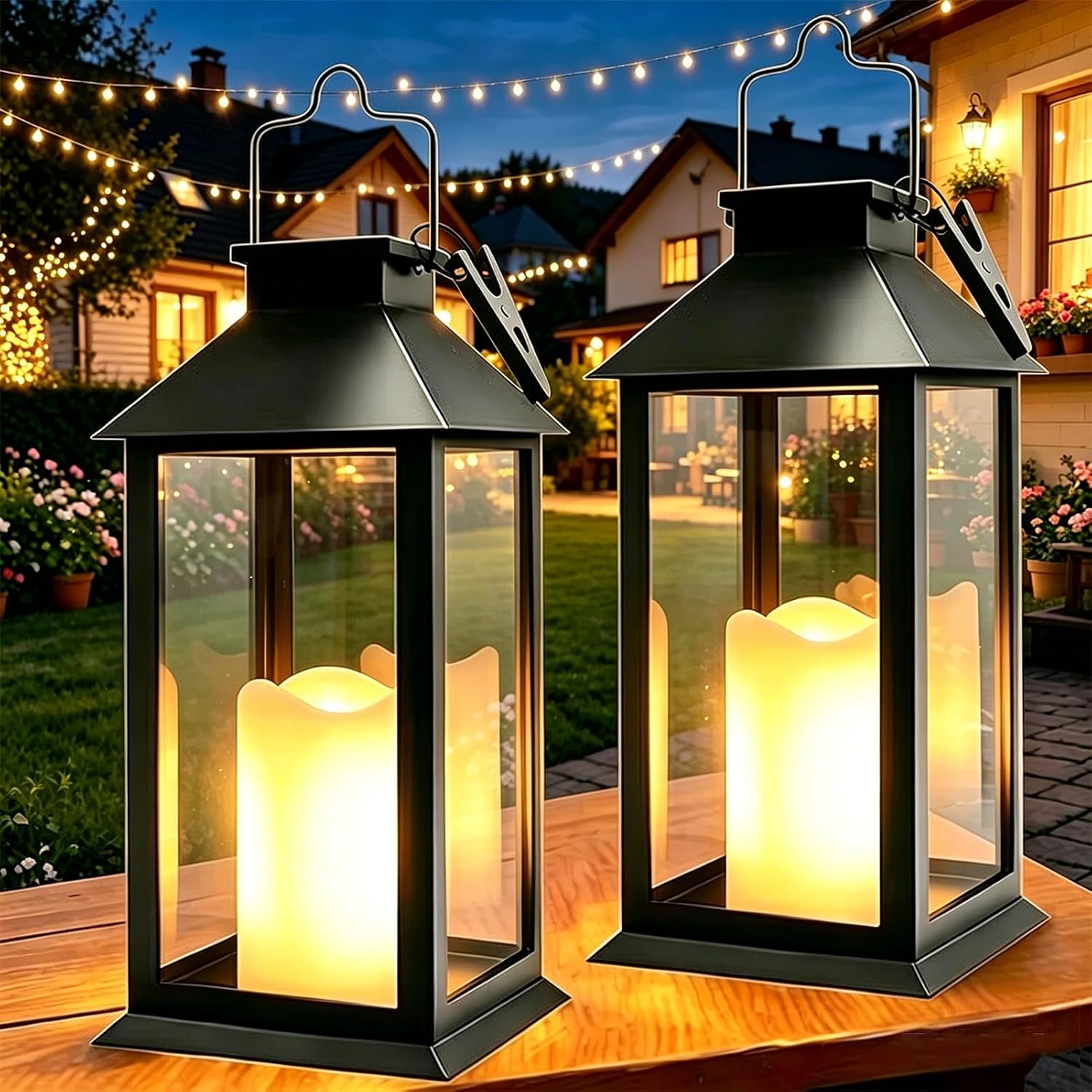 Thumbnail 6 de Dekofun Ornamenti solari da giardino a forma di fungo con 6 LED – 20 luci solari decorative per esterni