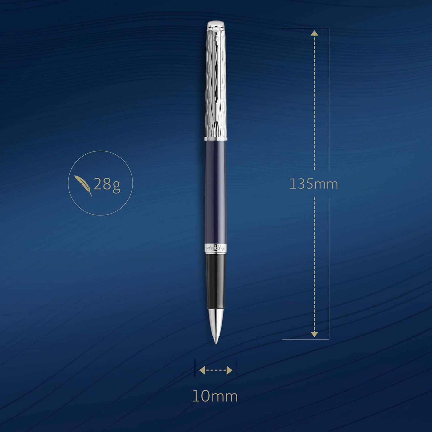 Thumbnail 2 de Waterman Hémisphère Stylo roller Gris Bleu