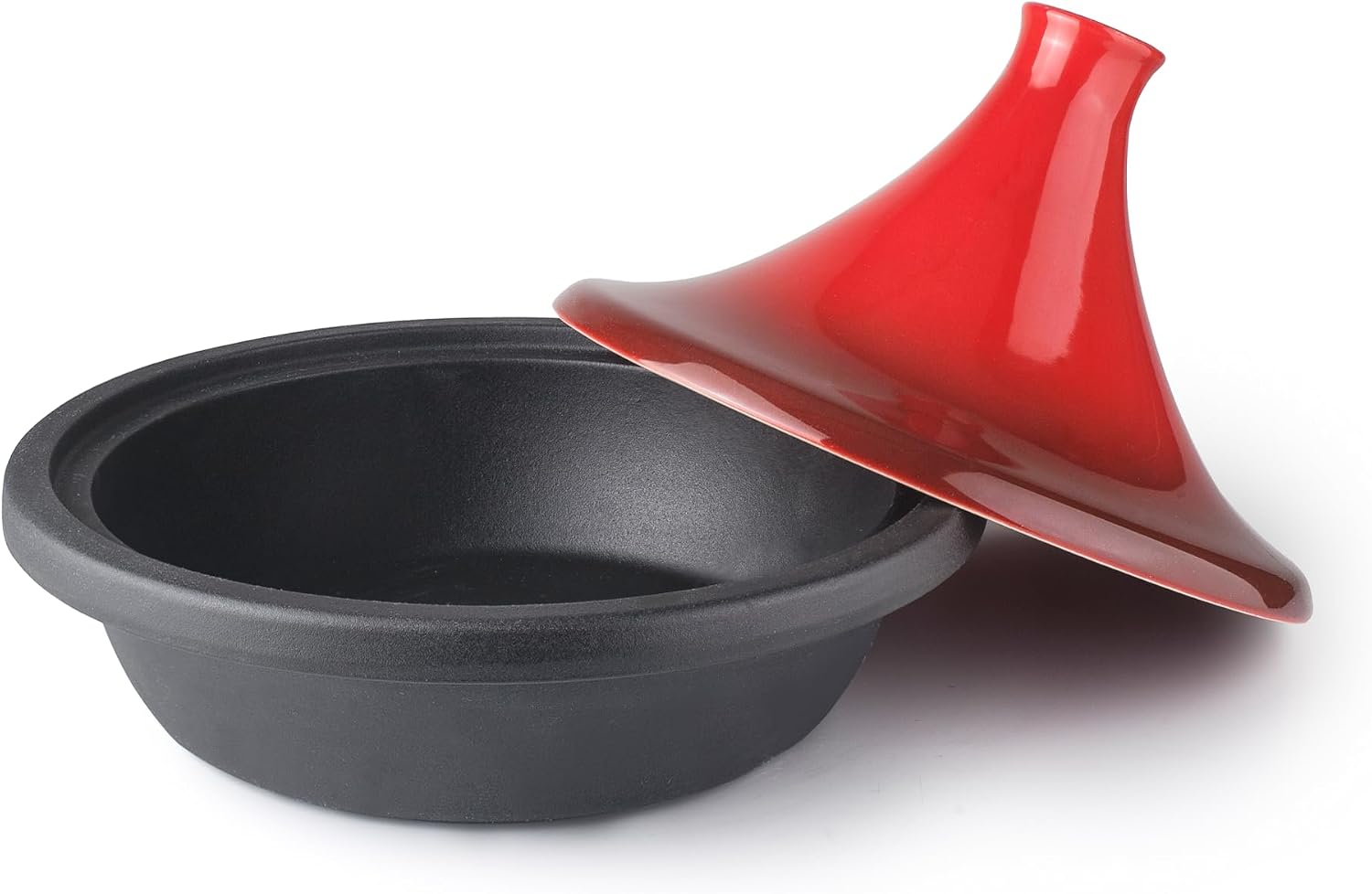 Detalle de IBILI H-Class 32 cm – tajine żeliwny z ceramiczną pokrywą na indukcję