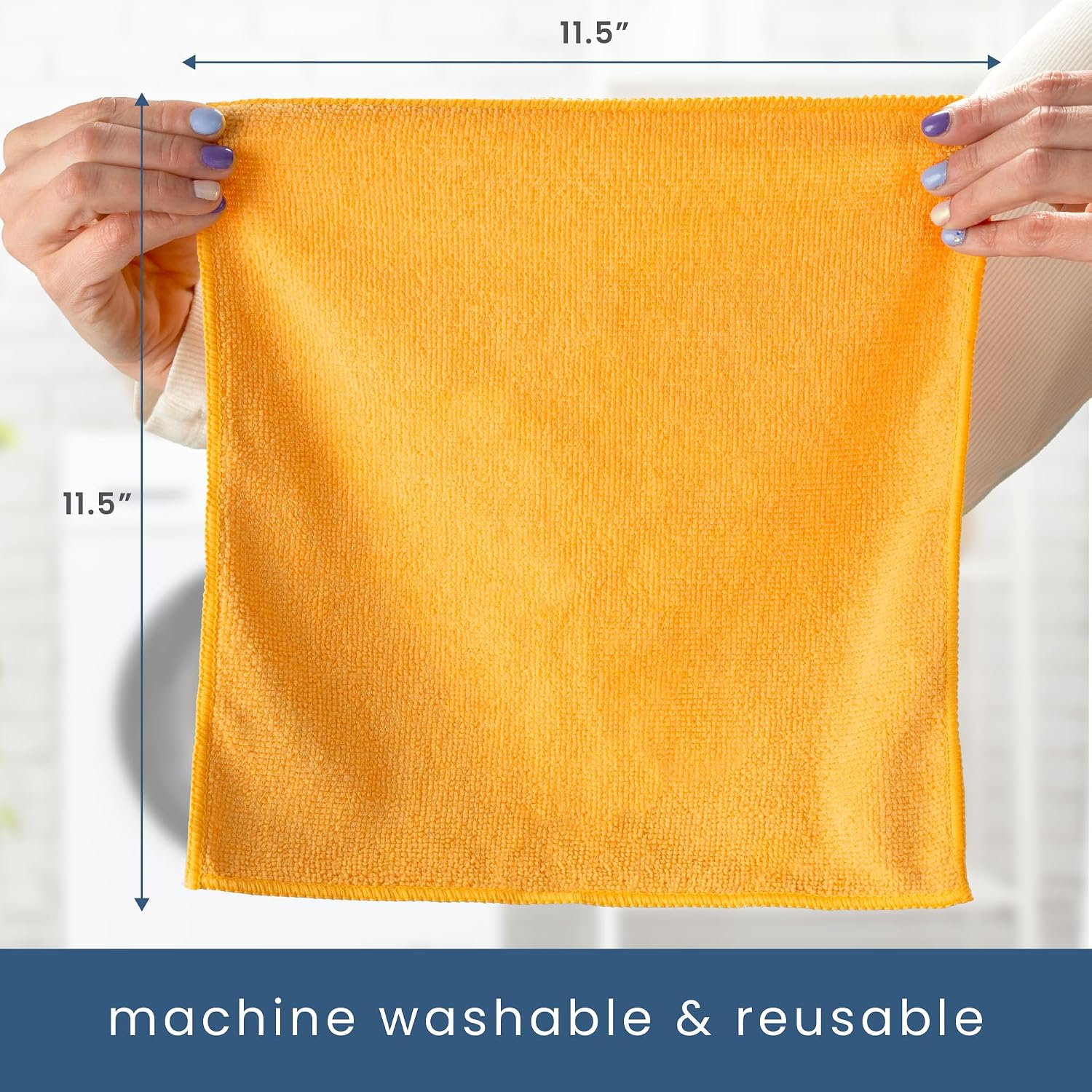 Thumbnail 6 de S&T INC. 100 Pack Microfiber Cleaning Cloth 11.5" 🧽