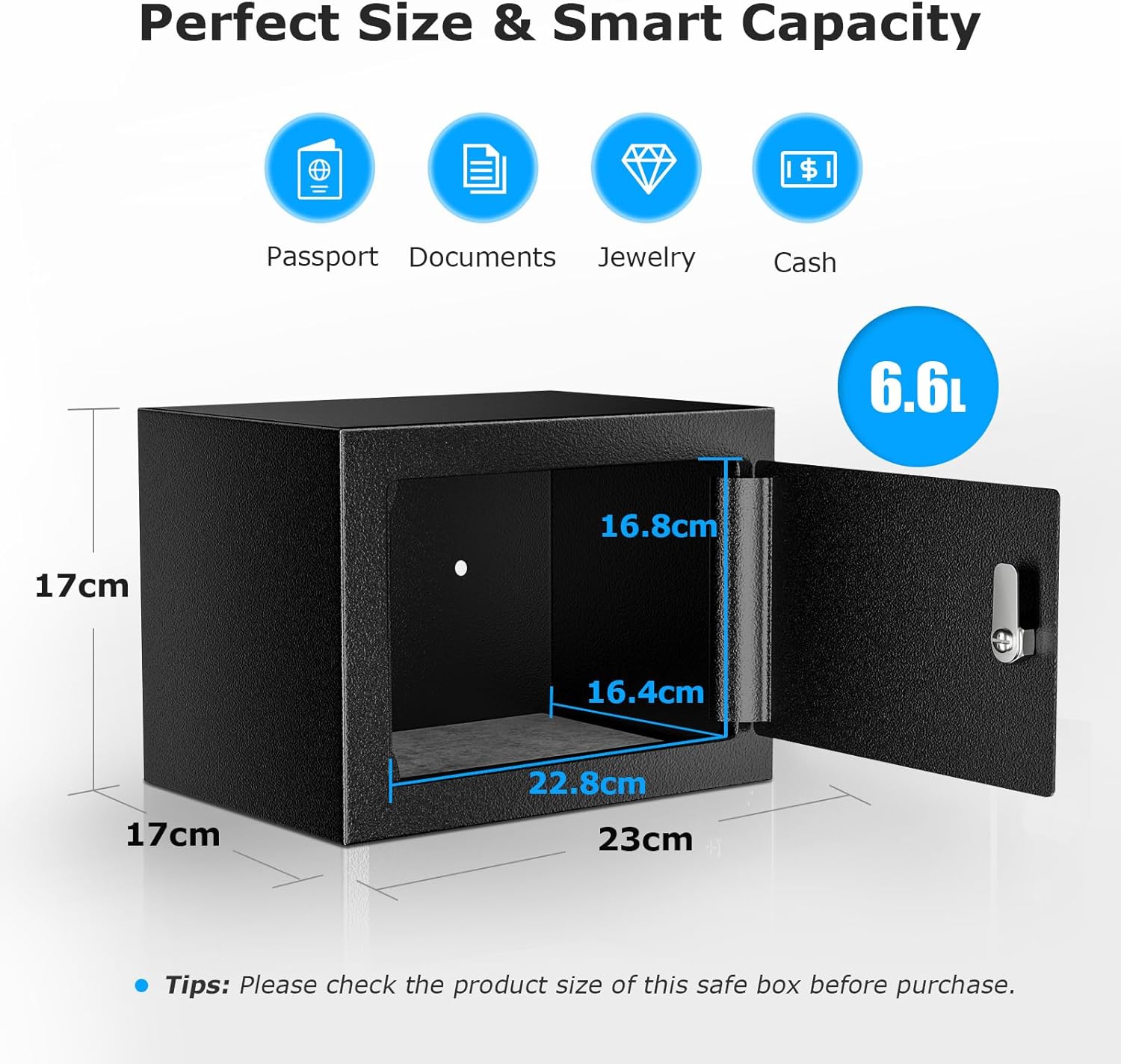 Thumbnail 3 de Bonsaii Safe Box 6.6L small safe 🛡