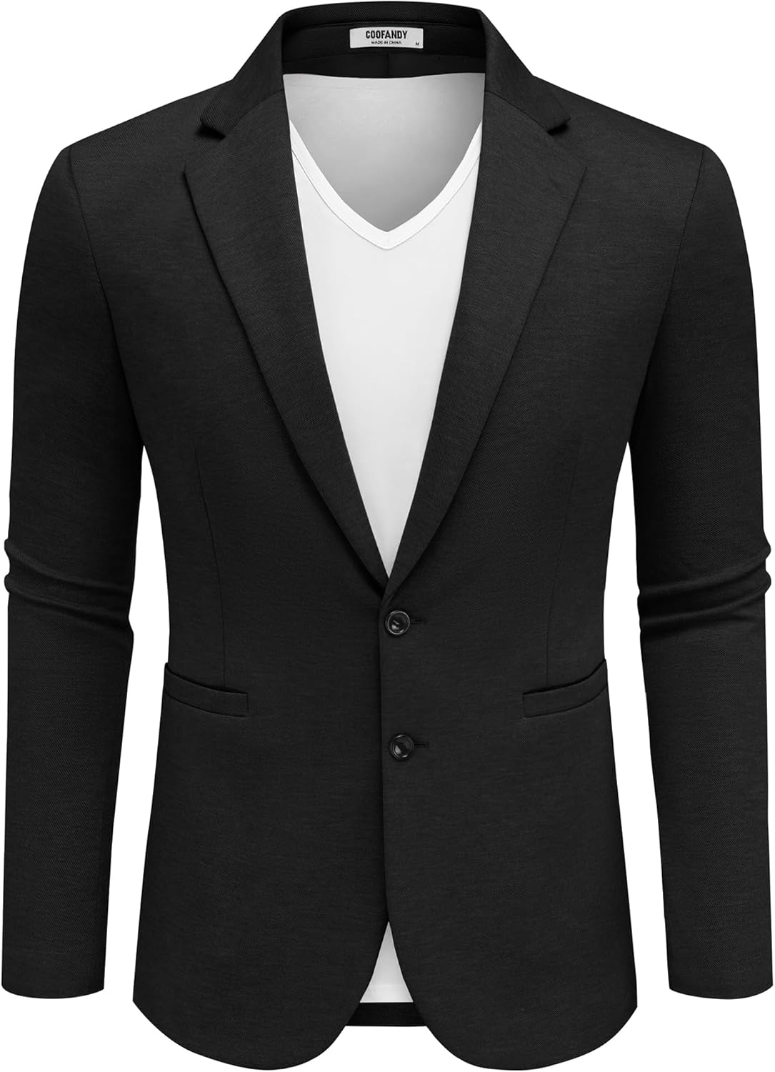 Thumbnail 5 de COOFANDY Men’s Casual Knit Blazer (Two-Button, Lightweight Sport Coat Jacket)