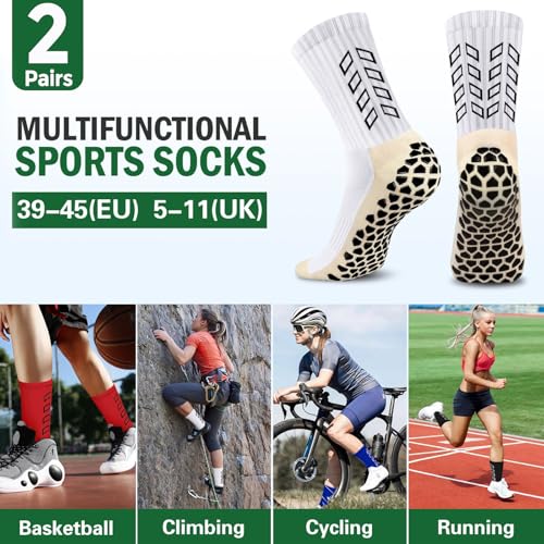 Thumbnail 6 de Calze antiscivolo ENONEO calcio uomo 37-45 | Grip Socks per football e running