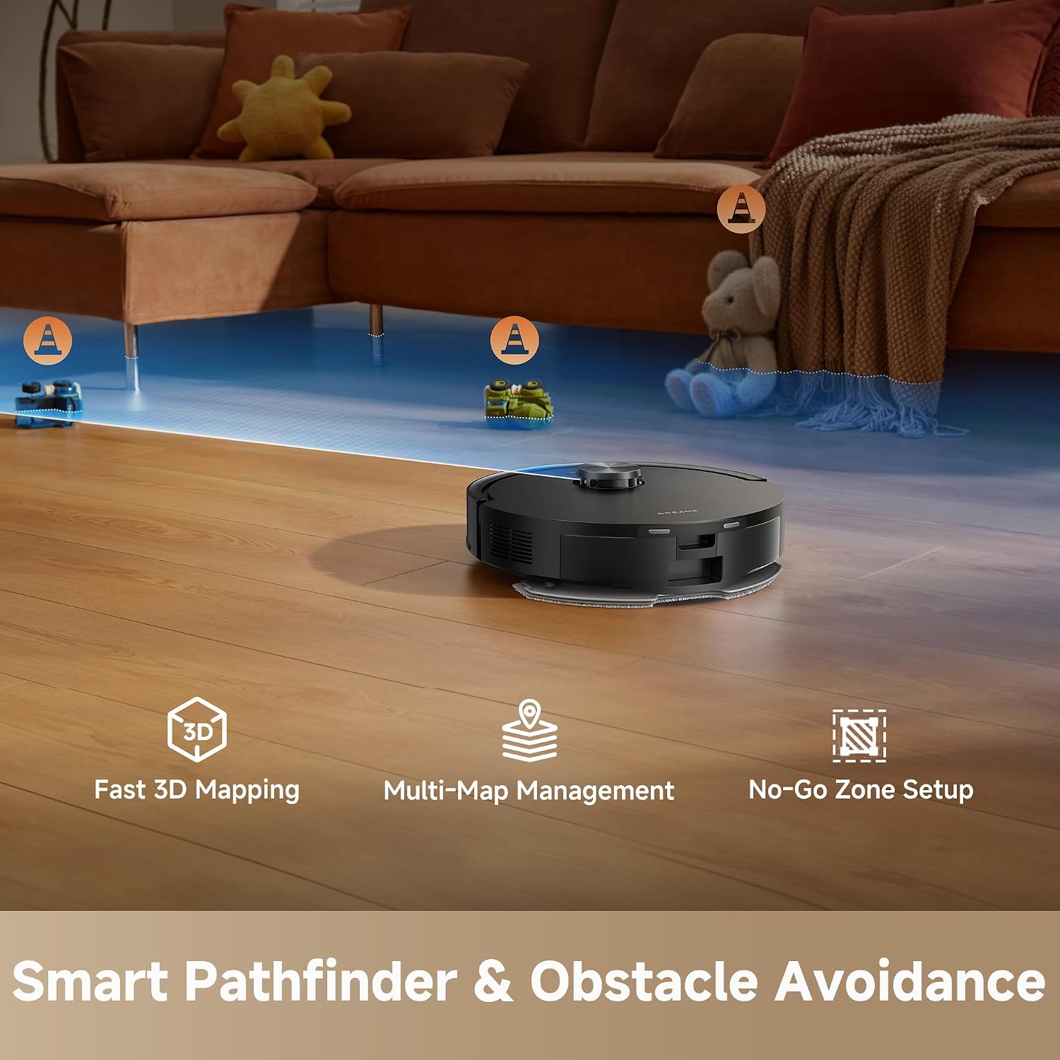 Thumbnail 6 de DREAME D20 Air Plus RLF41GD Robot Vacuum and Mop, 20,000Pa, Auto-Empty