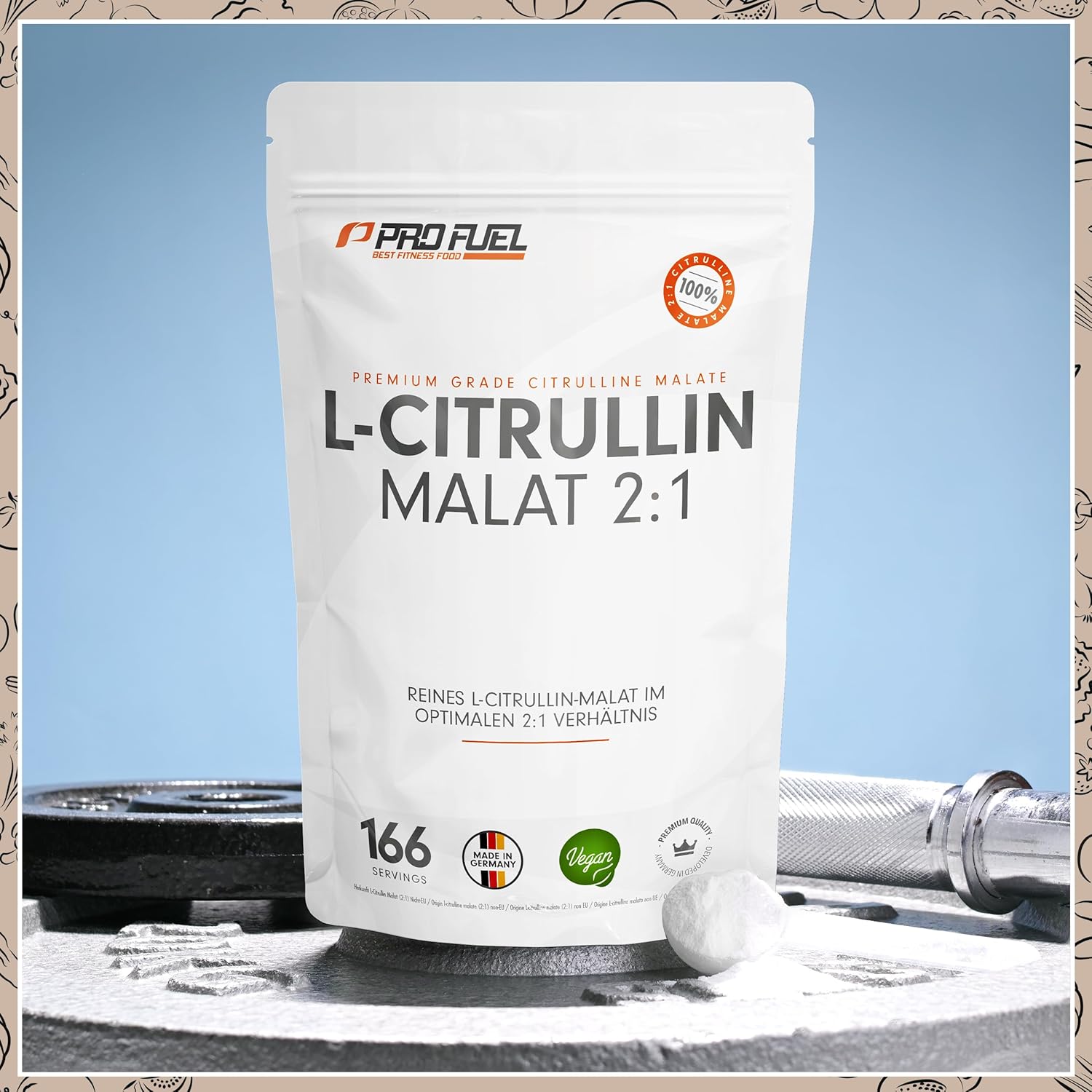 Thumbnail 3 de L-Citrullin-Malat 500 g Pulver 2:1