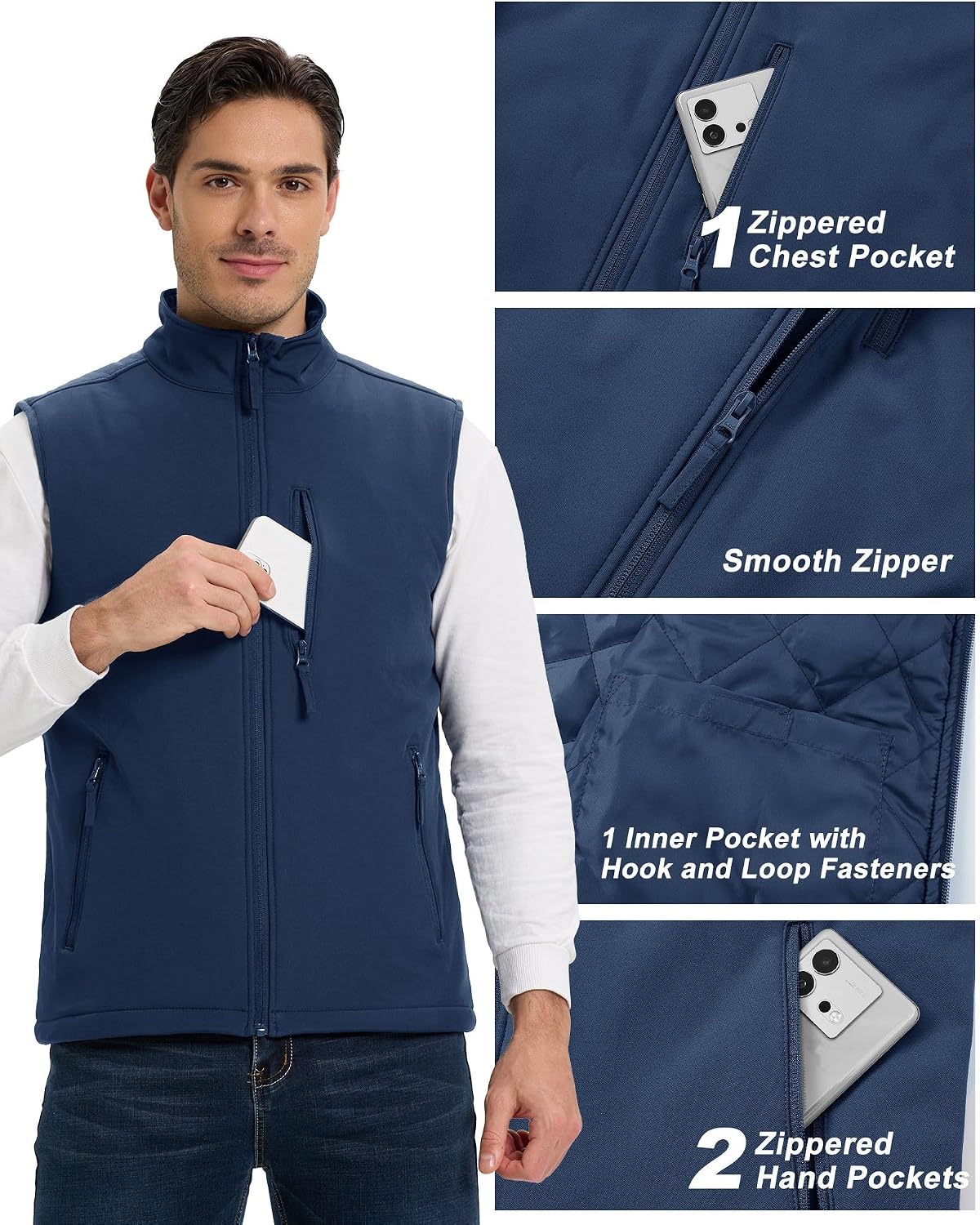 Thumbnail 2 de Outdoor Ventures Men's Softshell Puffer Gilet