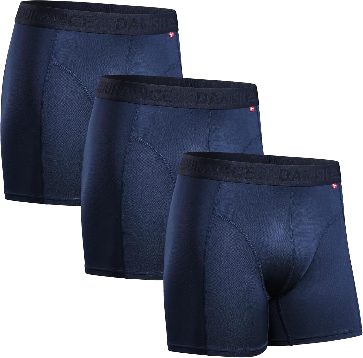 Thumbnail 6 de DANISH ENDURANCE 3er- Pack Sport-Boxershorts für Herren – Funktionsunterwäsche mit atmungsaktiven Mesh-Einsätzen