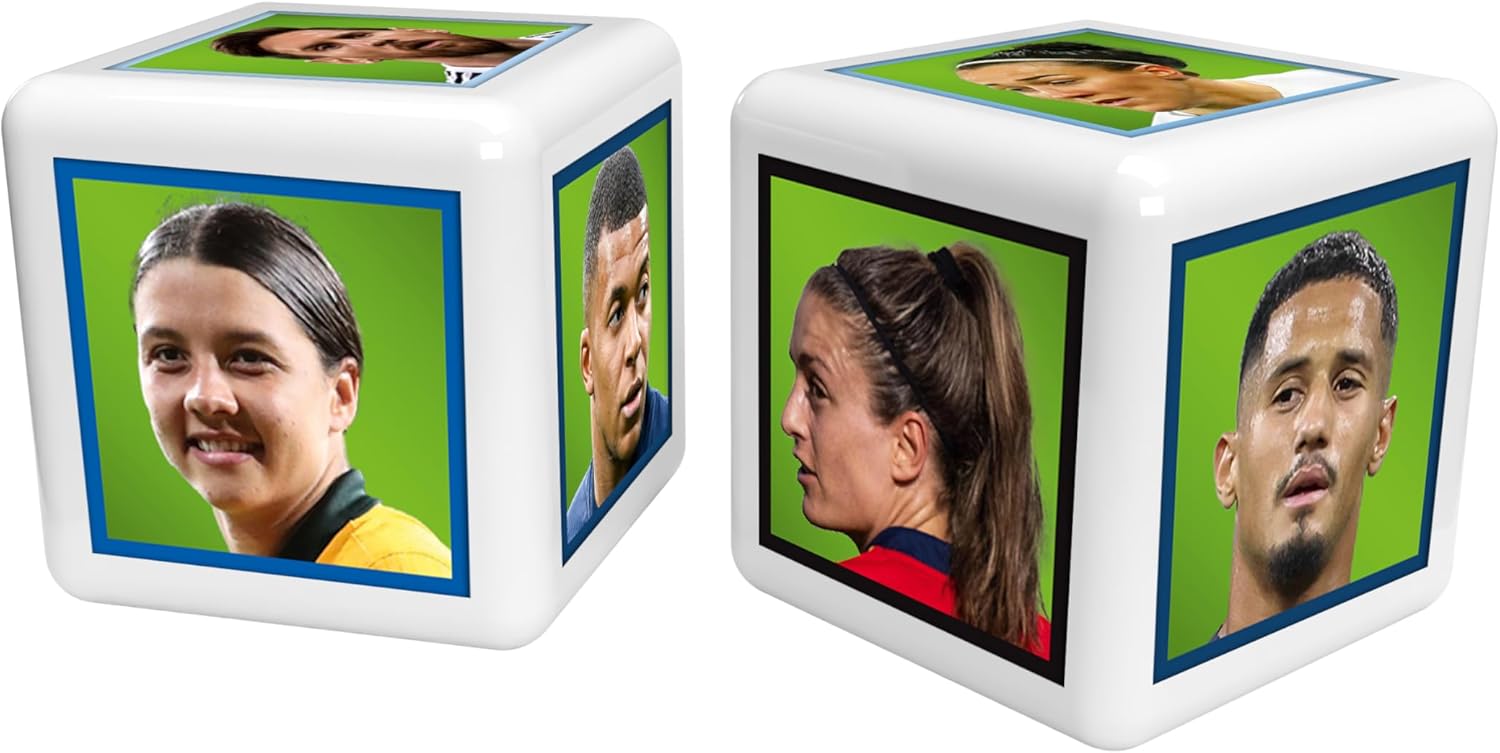 Thumbnail 4 de Top Trumps Match Weltfußballstars Edition – Würfel-Gedächtnisspiel für Familie & Kinder (ab 4 Jahren)