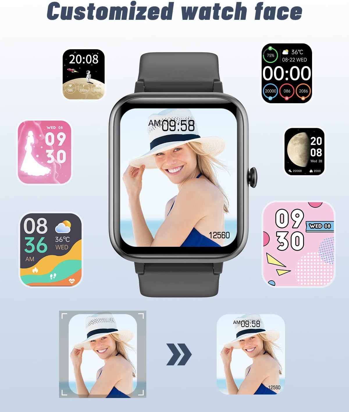Thumbnail 5 de GRV Smart Watch Fitness Tracker 5.0