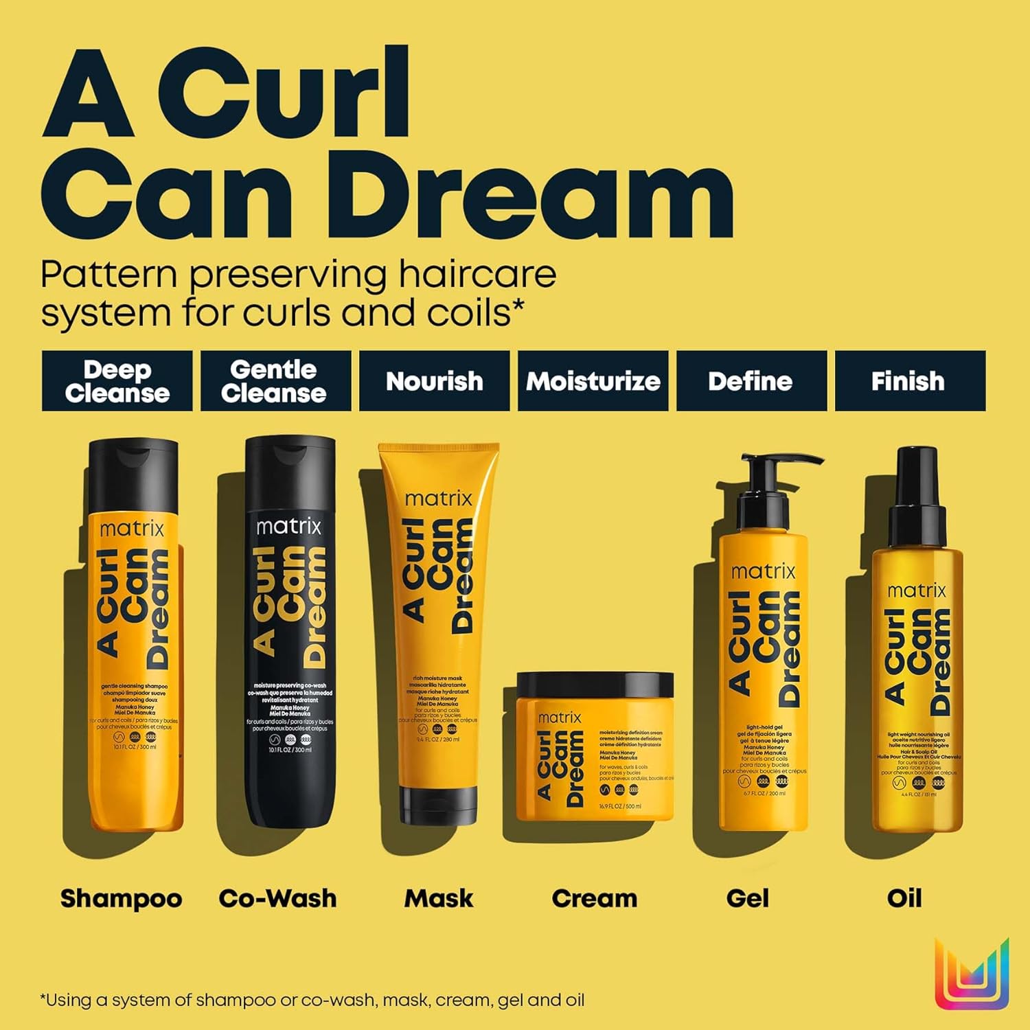 Thumbnail 6 de Matrix A Curl Can Dream Defining Hair Gel: Light Hold for Wavy, Curly & Coily Hair (250ml)
