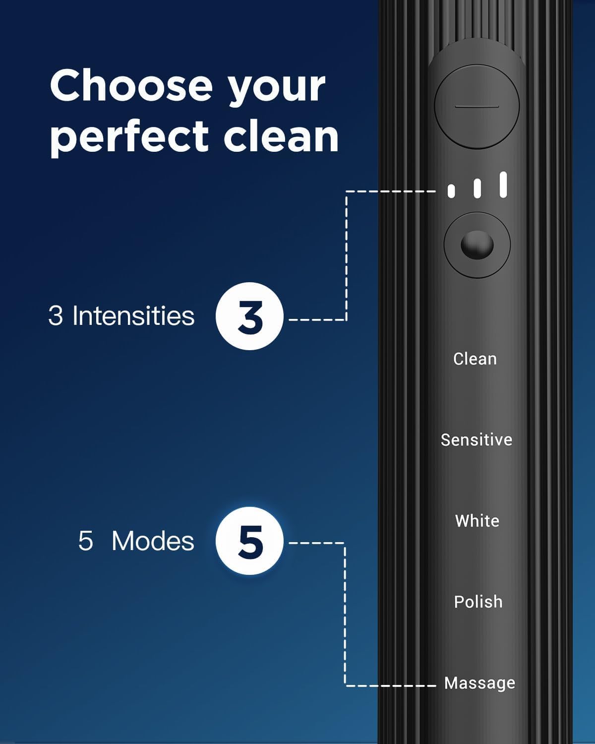 Thumbnail 1 de Electric sonic toothbrush with 8 heads
