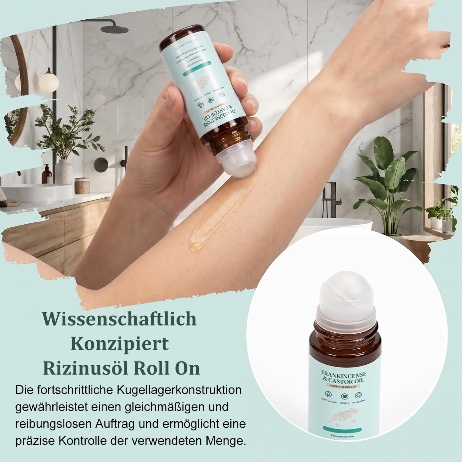 Thumbnail 3 de Bio Rizinusöl Roll-On – kaltgepresstes Bio-Rizinusöl für Feuchtigkeitspflege der Haut