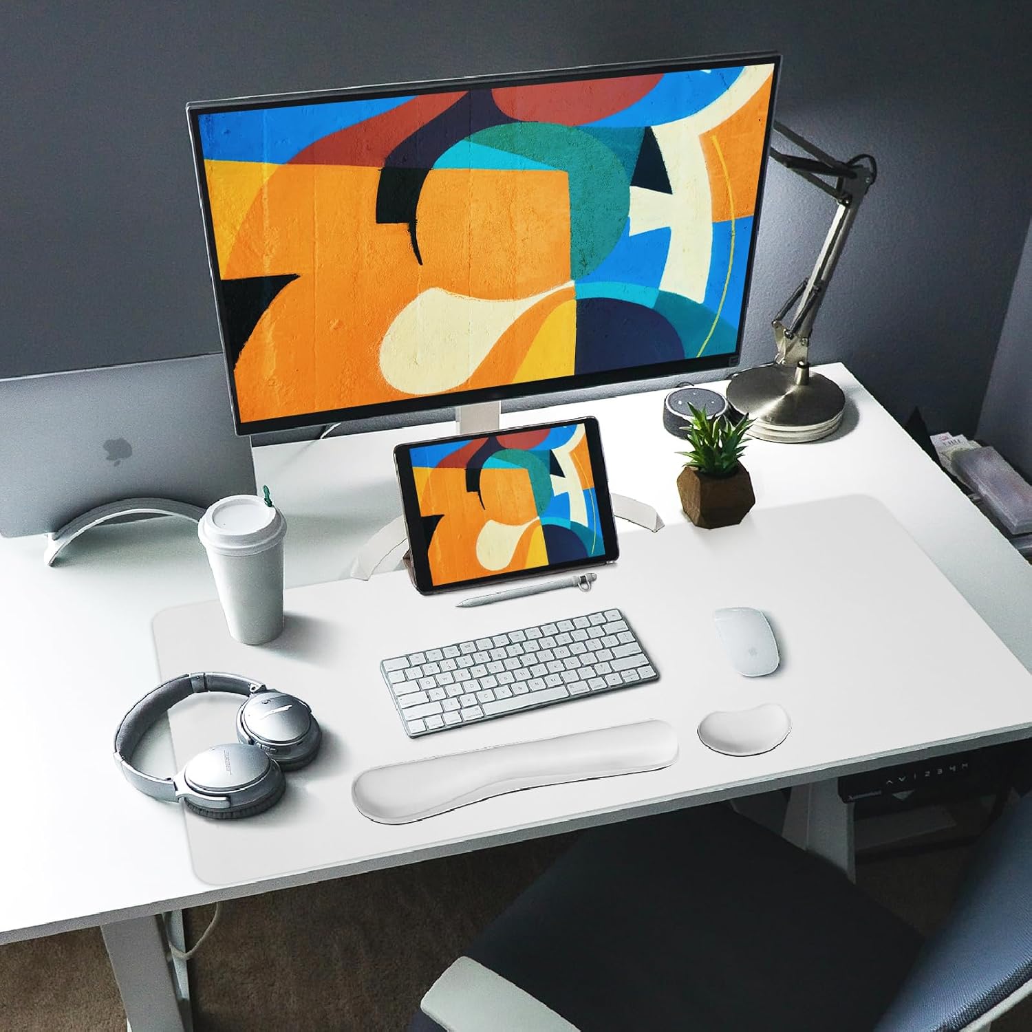 Thumbnail 1 de Schreibtischunterlage 80x40 cm mit Handgelenkauflage