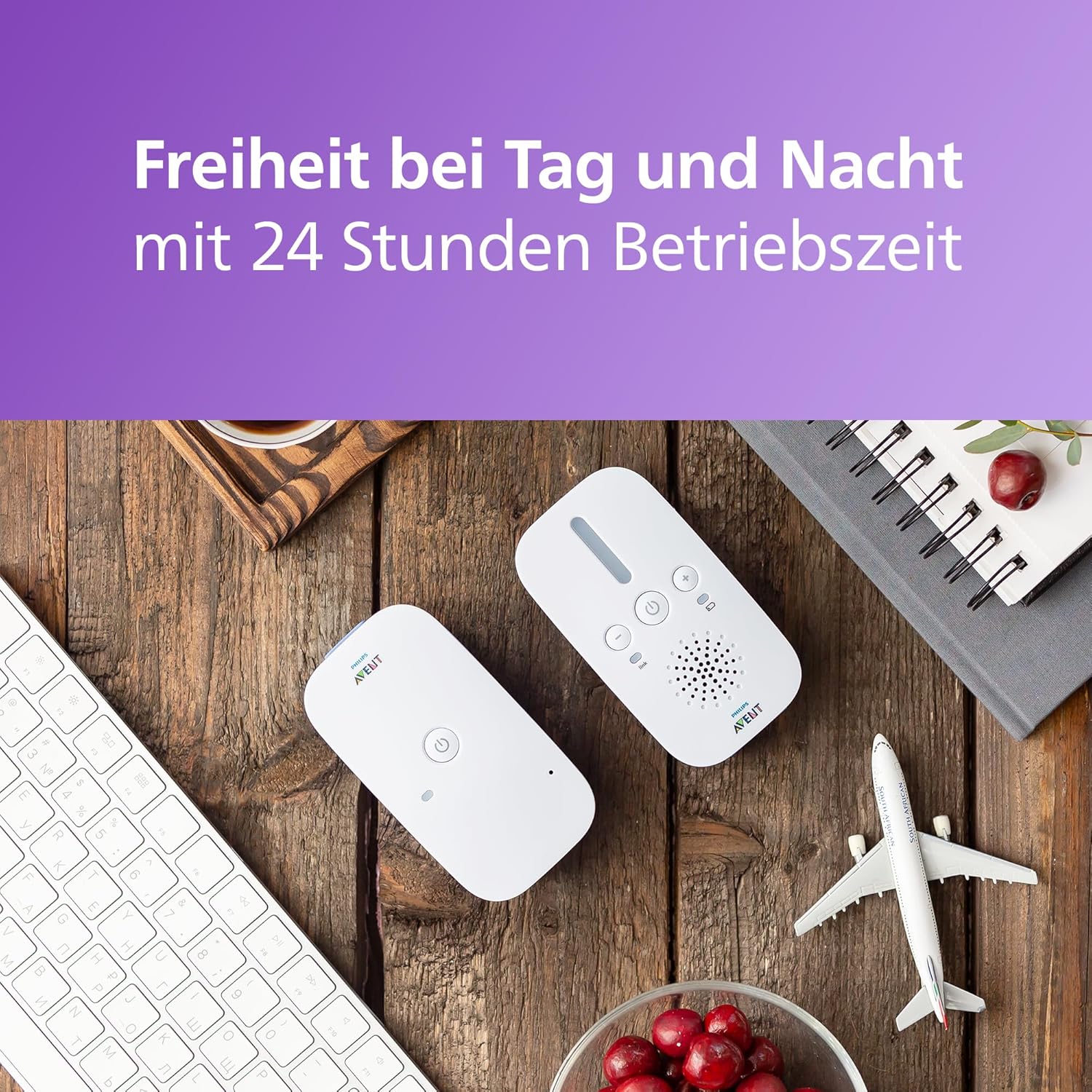 Thumbnail 5 de Philips AVENT DECT-Audio-Babyphone SCD503/26 mit Gegensprechfunktion, 330 m Reichweite & Smart ECO-Modus