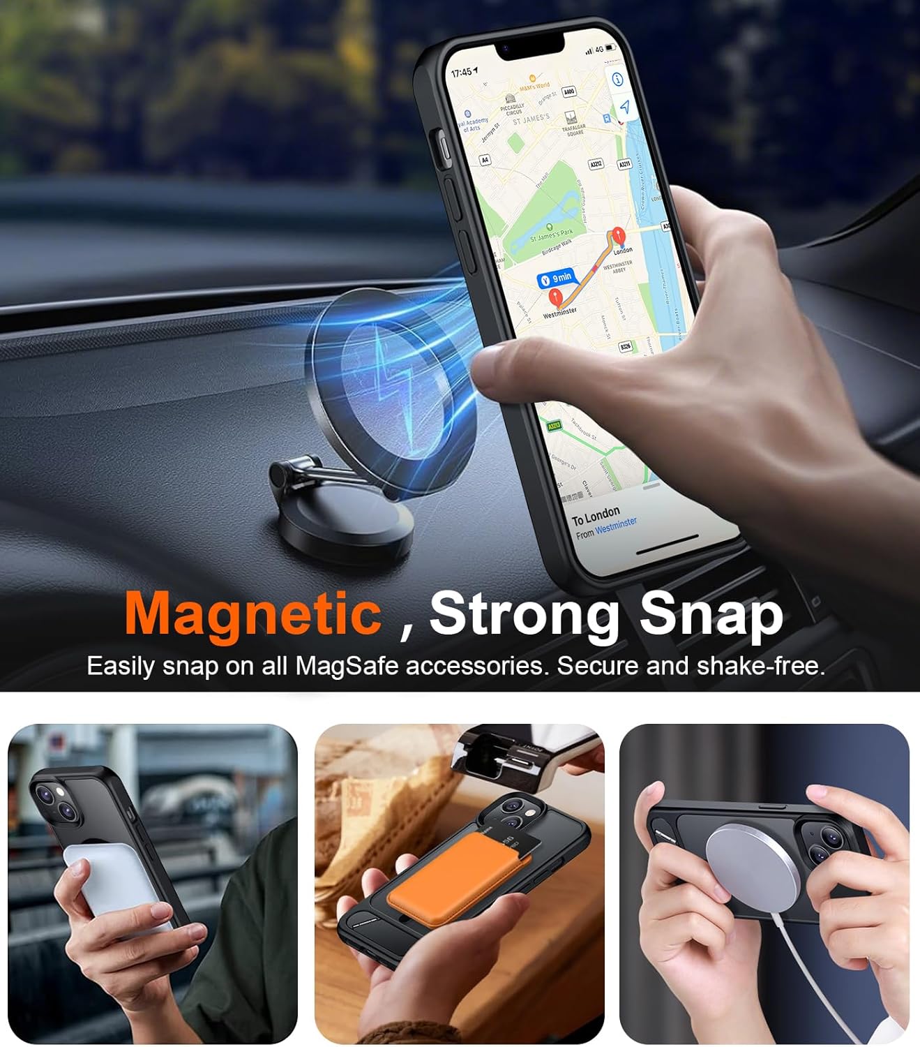 Thumbnail 5 de Temdan Magnetic Case for iPhone 13/14 6.1"