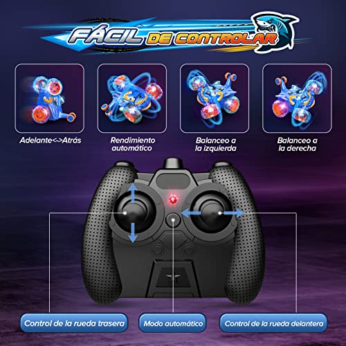 Thumbnail 4 de Dislocati Coche Teledirigido 4WD Monster Truck 2.4GHz con luces LED (Azul)