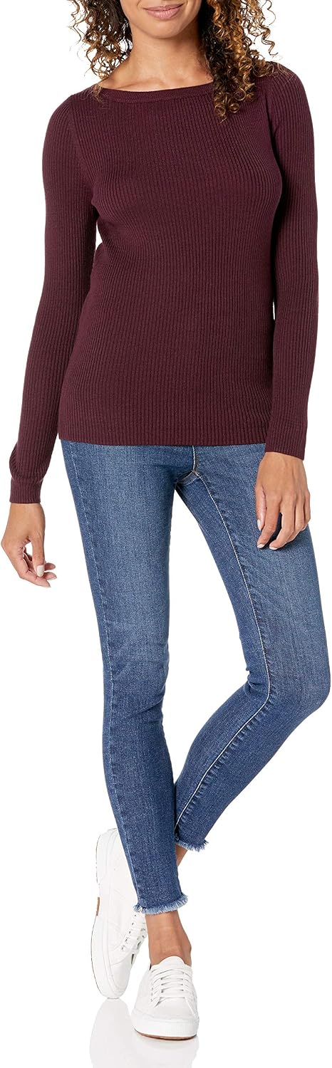 Detalle 2 de Amazon Essentials Gerippter Langarm-Pullover