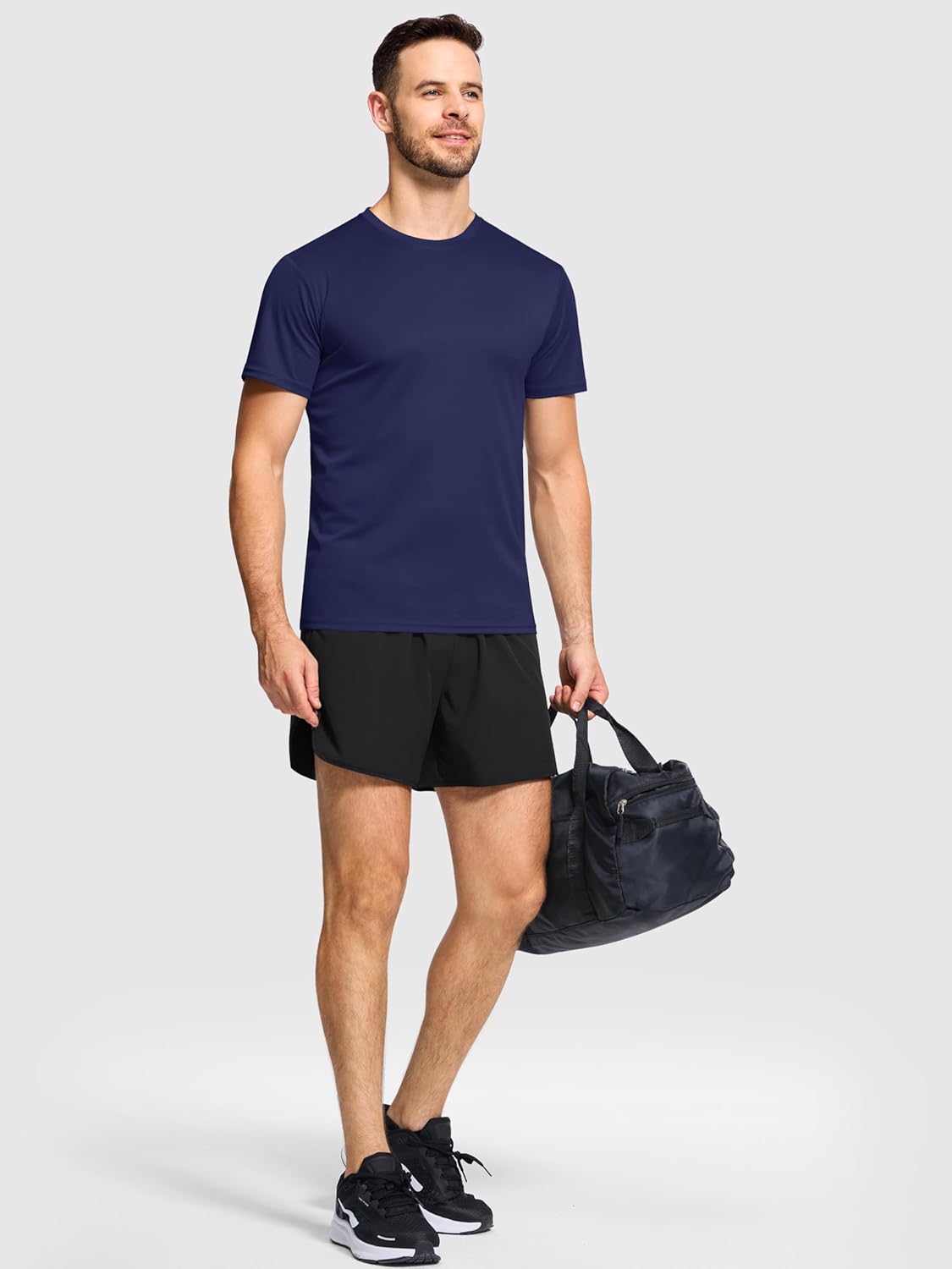Thumbnail 2 de E-LIINJOYE 5 Pack: Mens Sport T-Shirts – Moisture-Wicking, Quick-Dry Short Sleeves