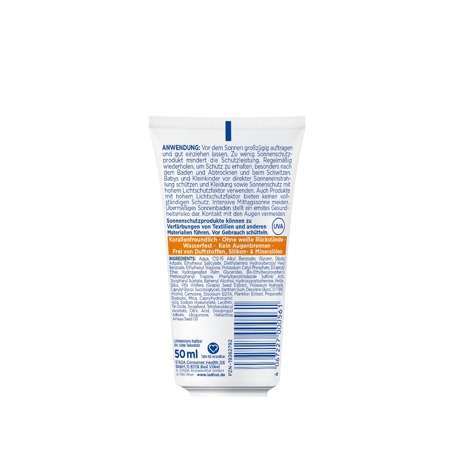 Detalle de STADA Ladival Sonnenschutz-Lotion Gesicht LSF 30 für empfindliche & normale Haut (50 ml)