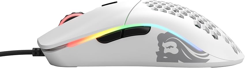 Detalle 2 de Glorious Gaming Model O - Ratón gaming superligero RGB 🕹