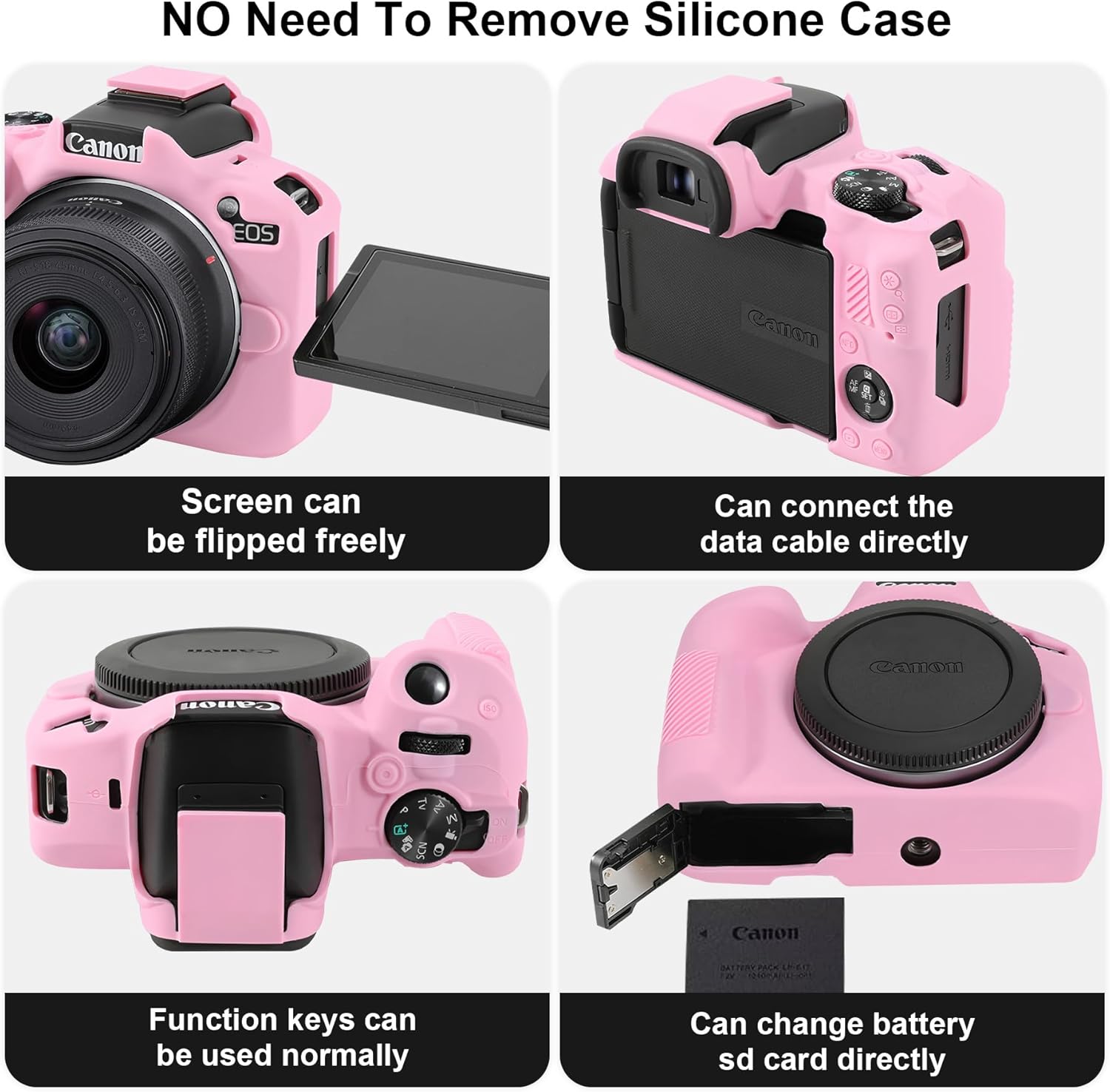 Thumbnail 3 de Elonbo EOS R50 silicone camera case