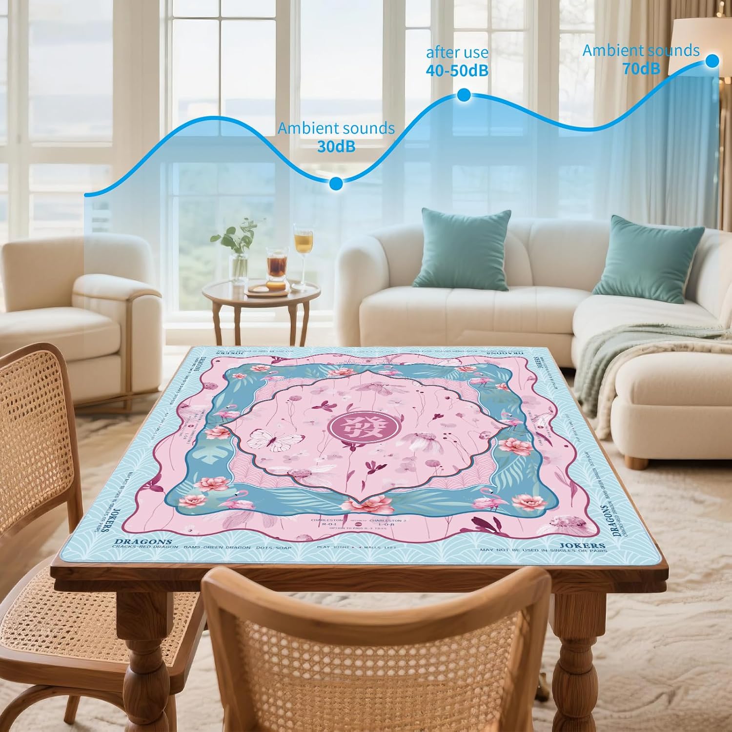 Thumbnail 6 de American Mahjong Mat 31.5-Inch