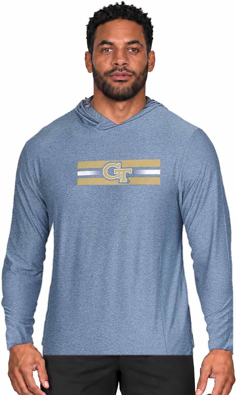 Detalle de Colosseum Hooded Pullover in Cloud Jersey