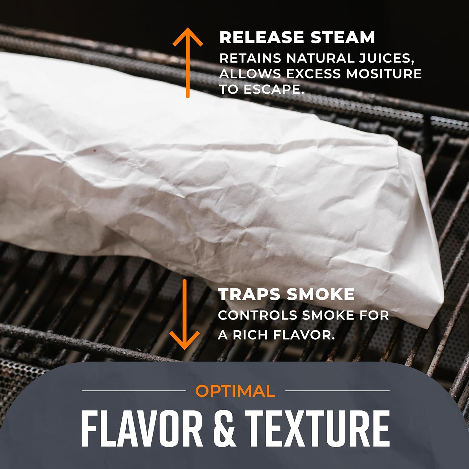Detalle de White Kraft Butcher Paper Roll (18" x 150') — Unwaxed, Uncoated, Bleach-Free Style Paper for BBQ, Packaging & Sublimation