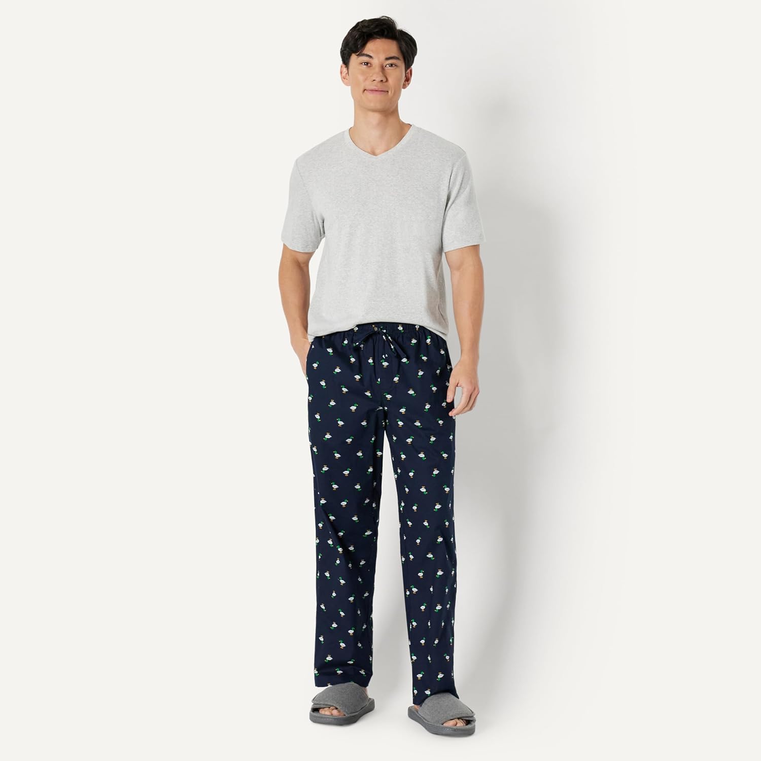Thumbnail 4 de Amazon Essentials Men's Cotton Stretch Poplin Full-Length Pajama Bottoms