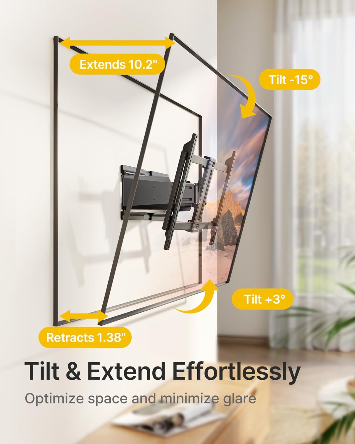 Detalle 2 de monTEK Ultra Slim TV Mount 185 lb