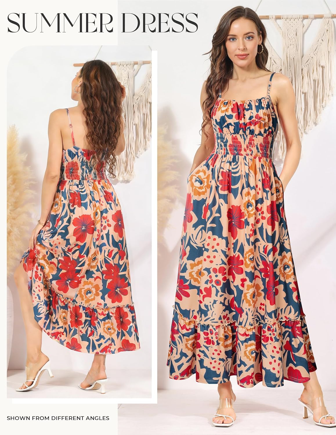 Thumbnail 2 de GRACE KARIN Floral Summer Maxi Dress 2026
