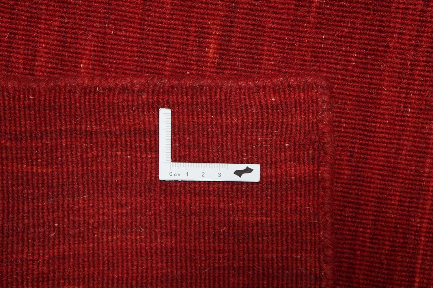 Detalle 1 de RugVista 29398 handgeweven wollen kelim, 250 x 350 cm, donkerrood