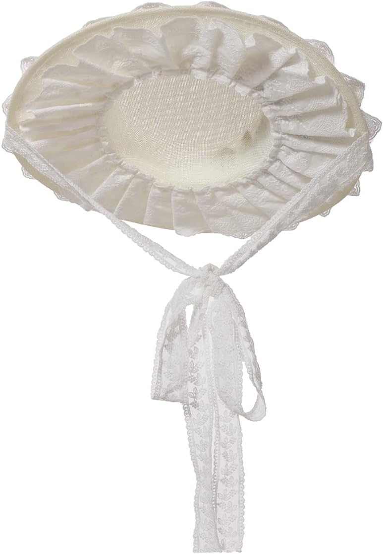 Thumbnail 5 de COSDREAMER Victorian Hat: Women's Tea Party Floral Flat Hat