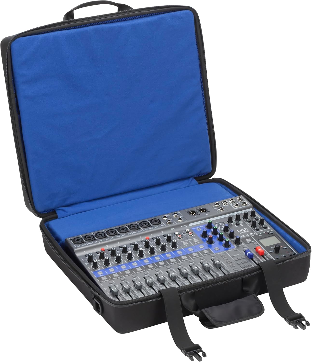 Detalle de ZOOM CBL-20 キャリングバッグ LiveTrak L-20/L-12対応 セミハード・EVA素材