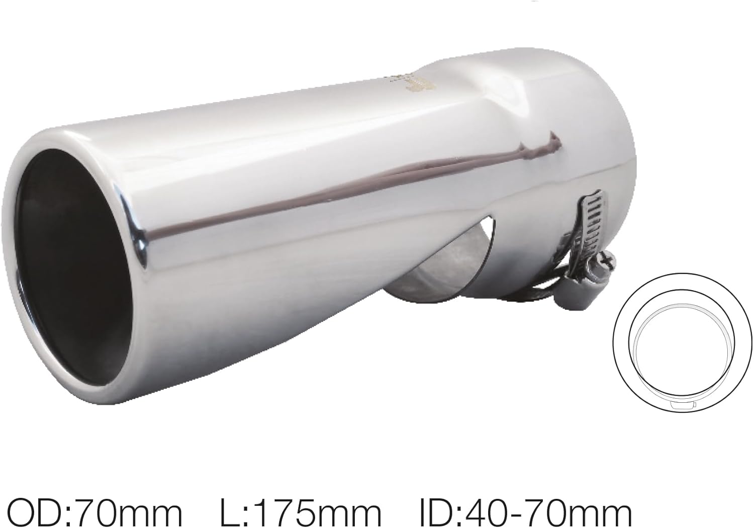 Thumbnail 1 de SIMONI TRX/97 Terminal d'échappement Gris