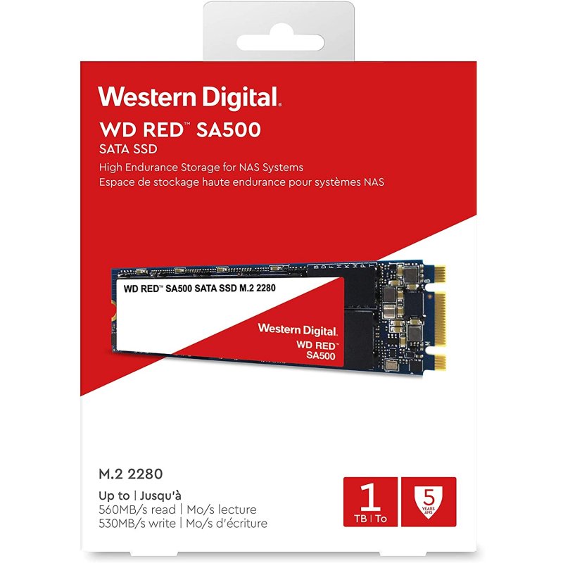 Detalle 2 de WD Red SA500 1TB SSD M.2 SATA para NAS 🚀
