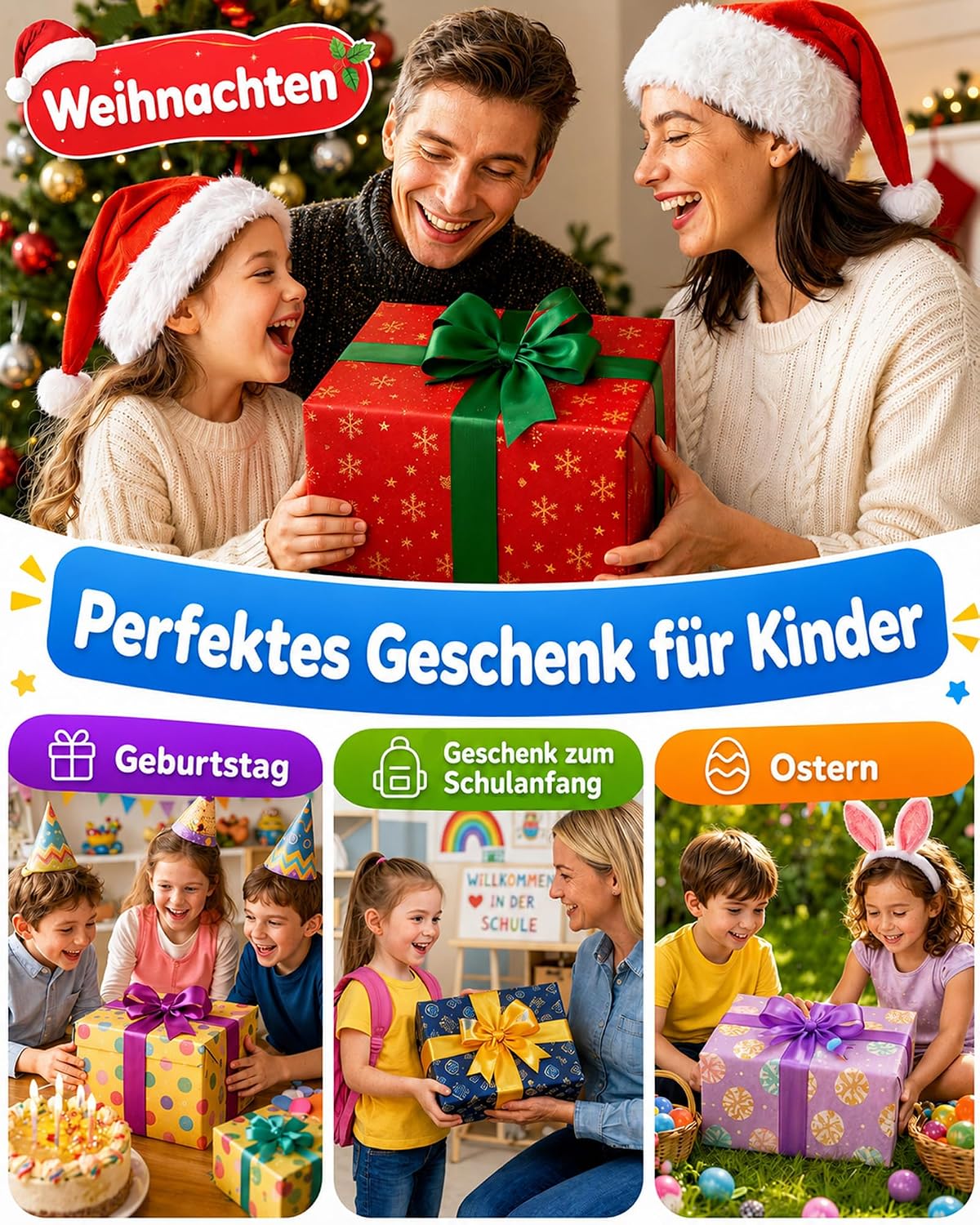 Thumbnail 6 de TEKFUN 2er-Set LCD Zeichenbrett 8,5 Zoll – Umweltfreundliche Zaubertafel mit Lanyard (Rosa+Blau)