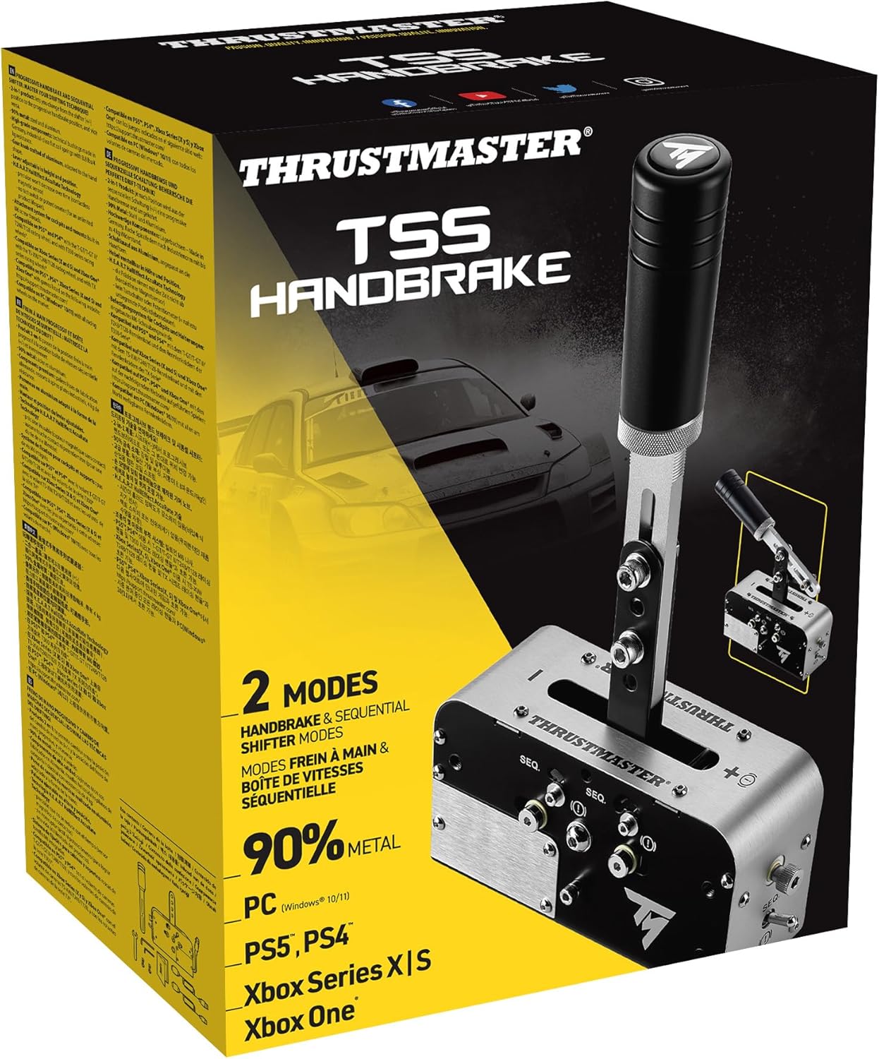 Detalle de Thrustmaster TSS Handbrake – Freno a Mano Progressivo e Cambio Sequenziale per Simulazioni di Guida