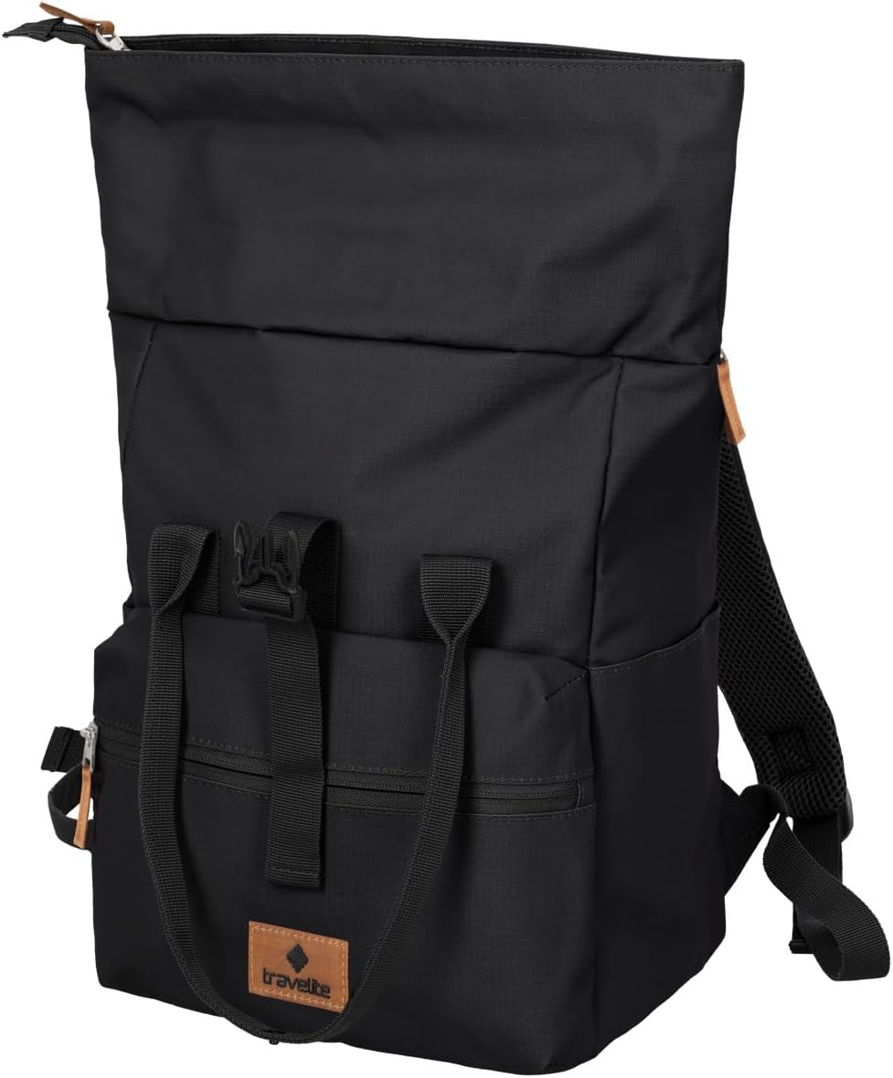 Thumbnail 6 de Travelite BASICS Short Handle Rollup Backpack Zaino Rollup Unisex – Black