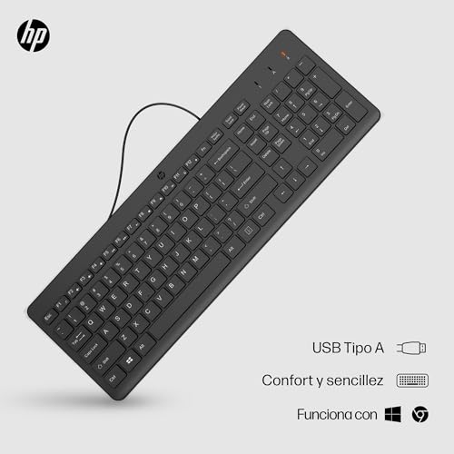 Thumbnail 5 de HP 150 clavier QWERTY espagnol, LED, USB-A, 12 raccourcis ⚙️