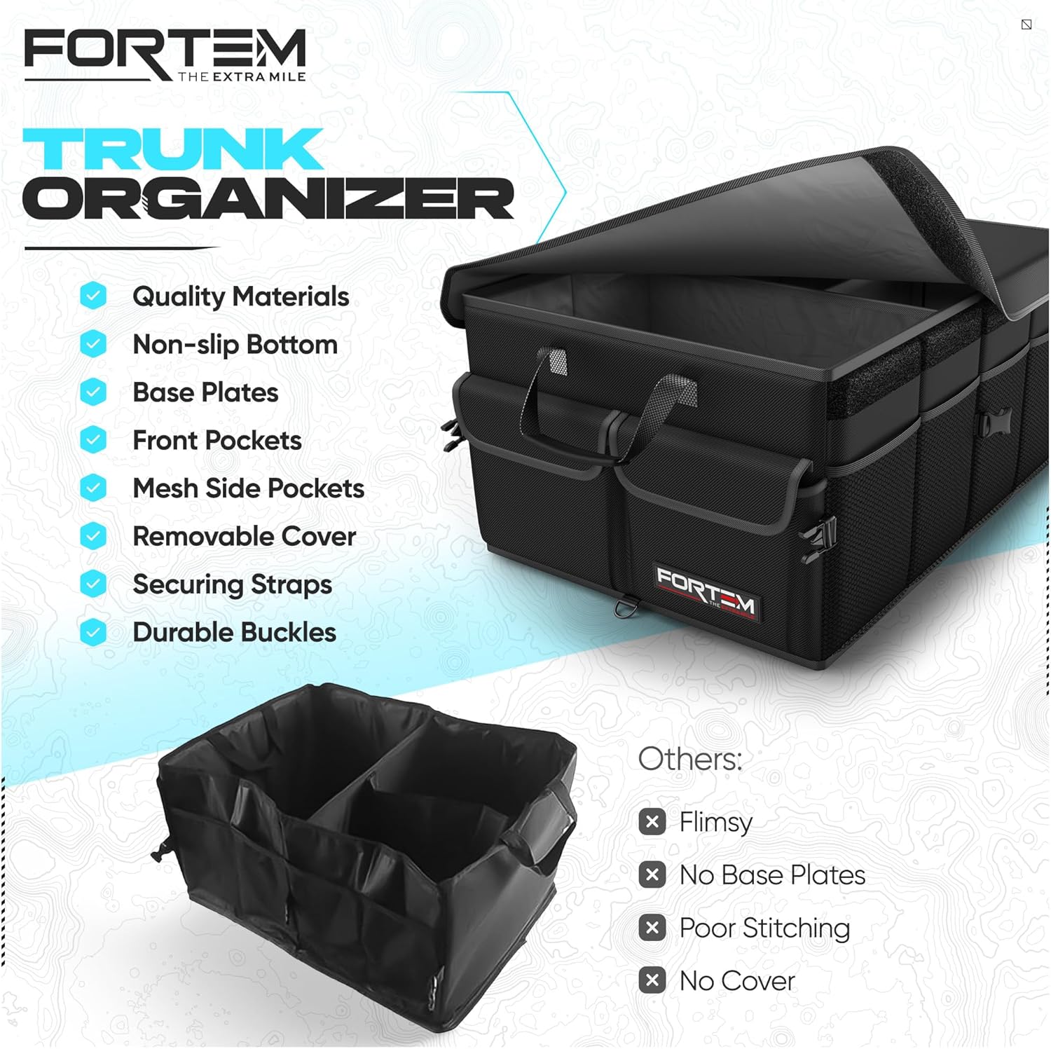 Thumbnail 6 de FORTEM Trunk Organizer 50L
