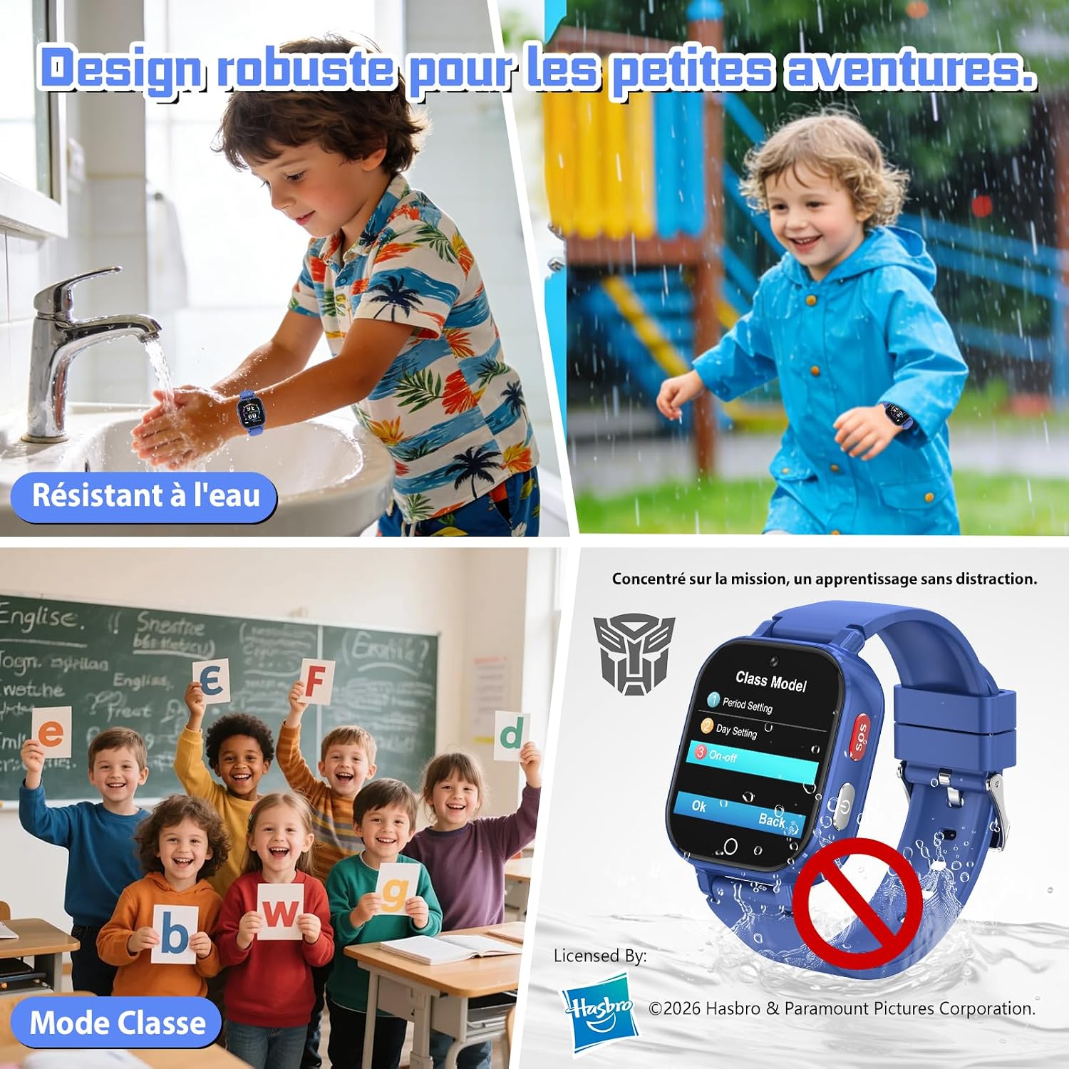 Thumbnail 3 de Transformers 4G Kids Smart Watch with GPS Tracker