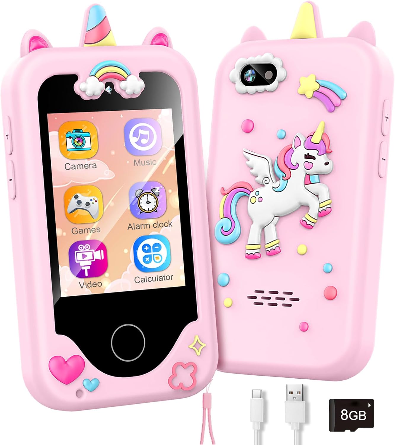 Detalle de WEOLULI Kids Smart Phone Dual Camera