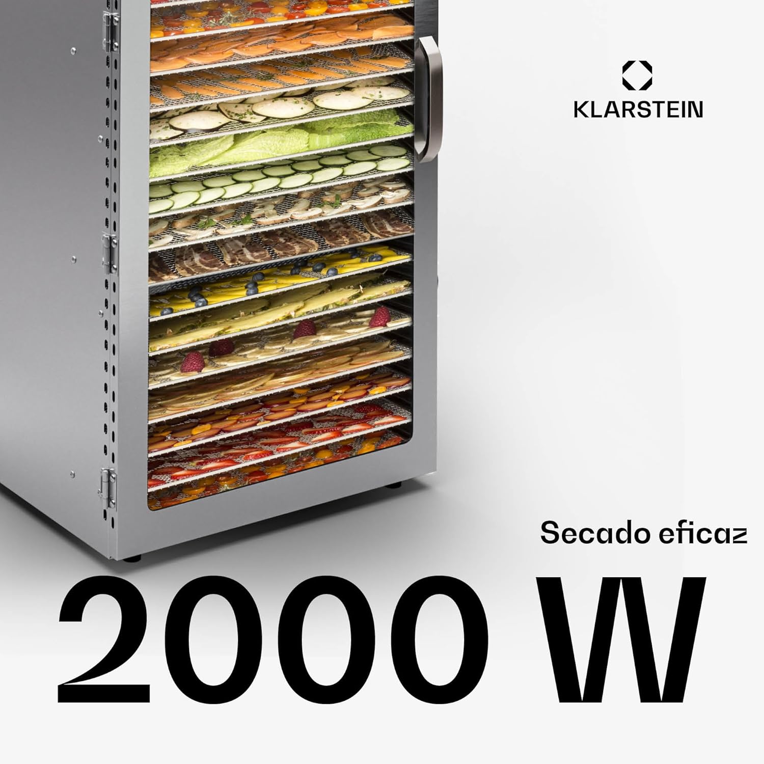 Thumbnail 1 de Klarstein Deshidratador de Alimentos 🍎 2000W, 20 Rejillas, Táctil