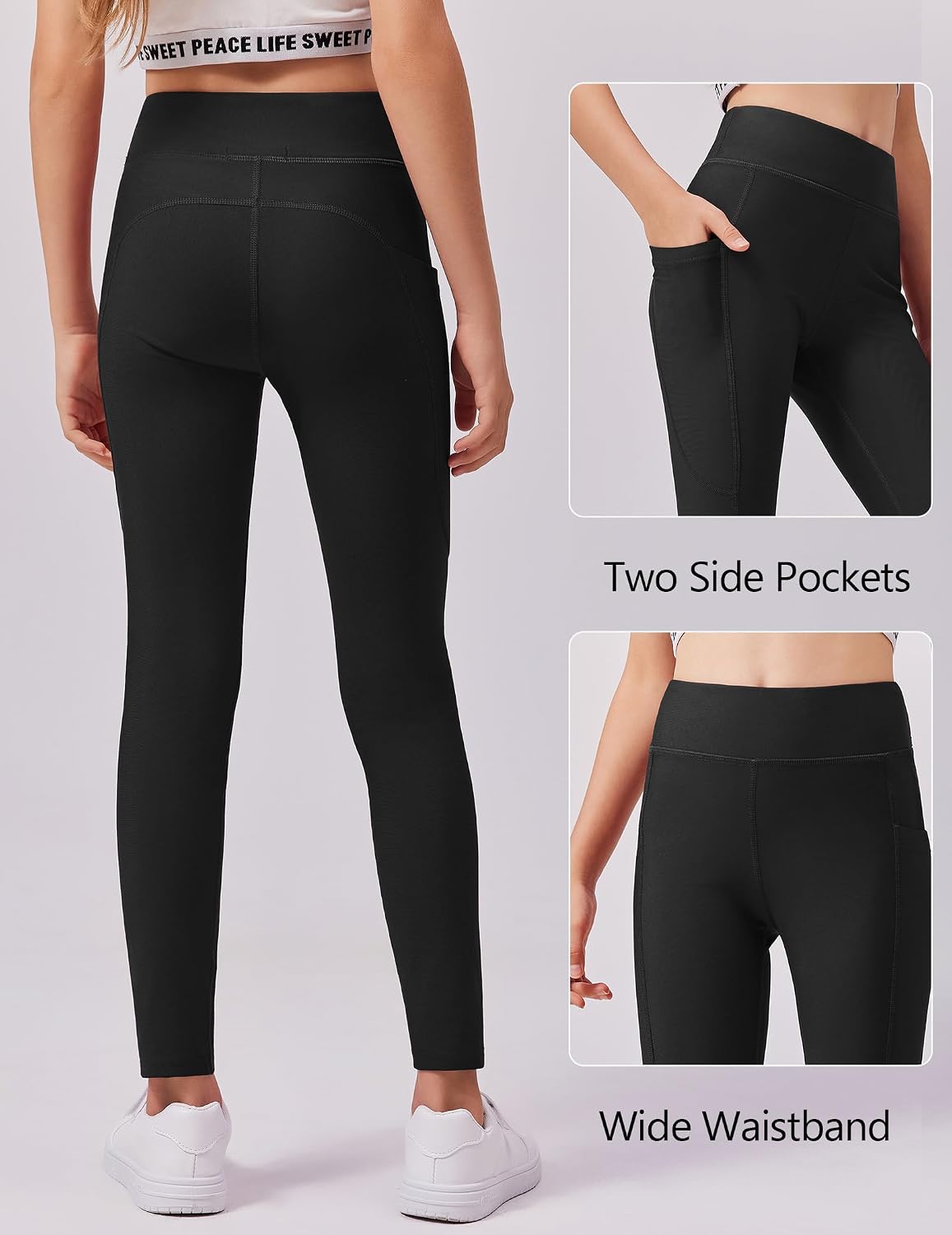 Thumbnail 3 de Arshiner Leggings Fille Taille Haute 5-14 ans
